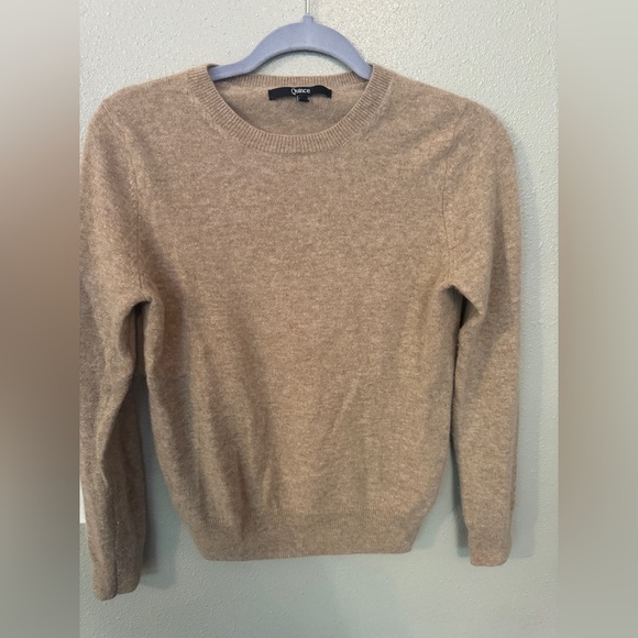Quince 100% cashmere camel quiet  luxury crew neck sweater size S - Picture 12 of 12